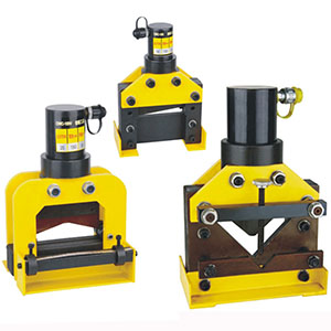 Hydraulic busbar cutters