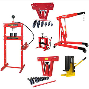 Hydraulic shop press