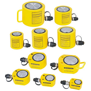 Single acting hydraulic cylinders