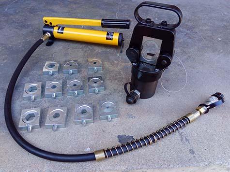 FYQ-400B hydraulic crimping tool head with hand pump